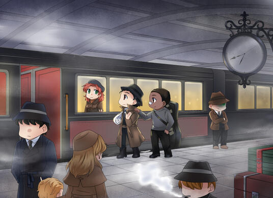 Commission (3 Chibi, BG)